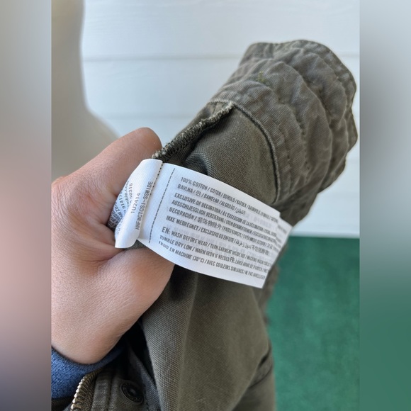 Abercrombie & Fitch military cropped jacket size XS - Picture 6 of 10